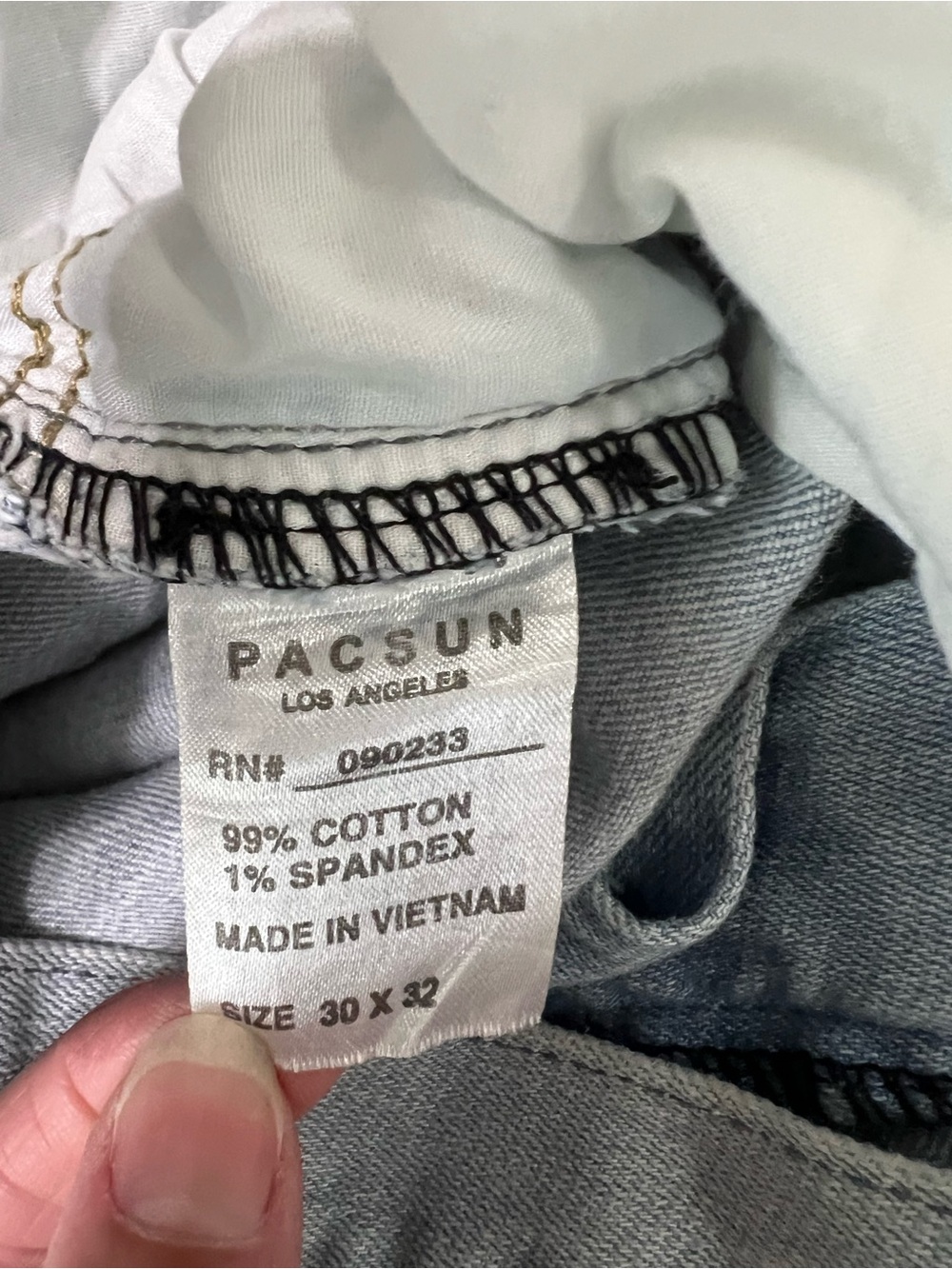 Pacsun Jeans Womens 30 Distressed Skinny Light Wash Stretch - Picture 12 of 12